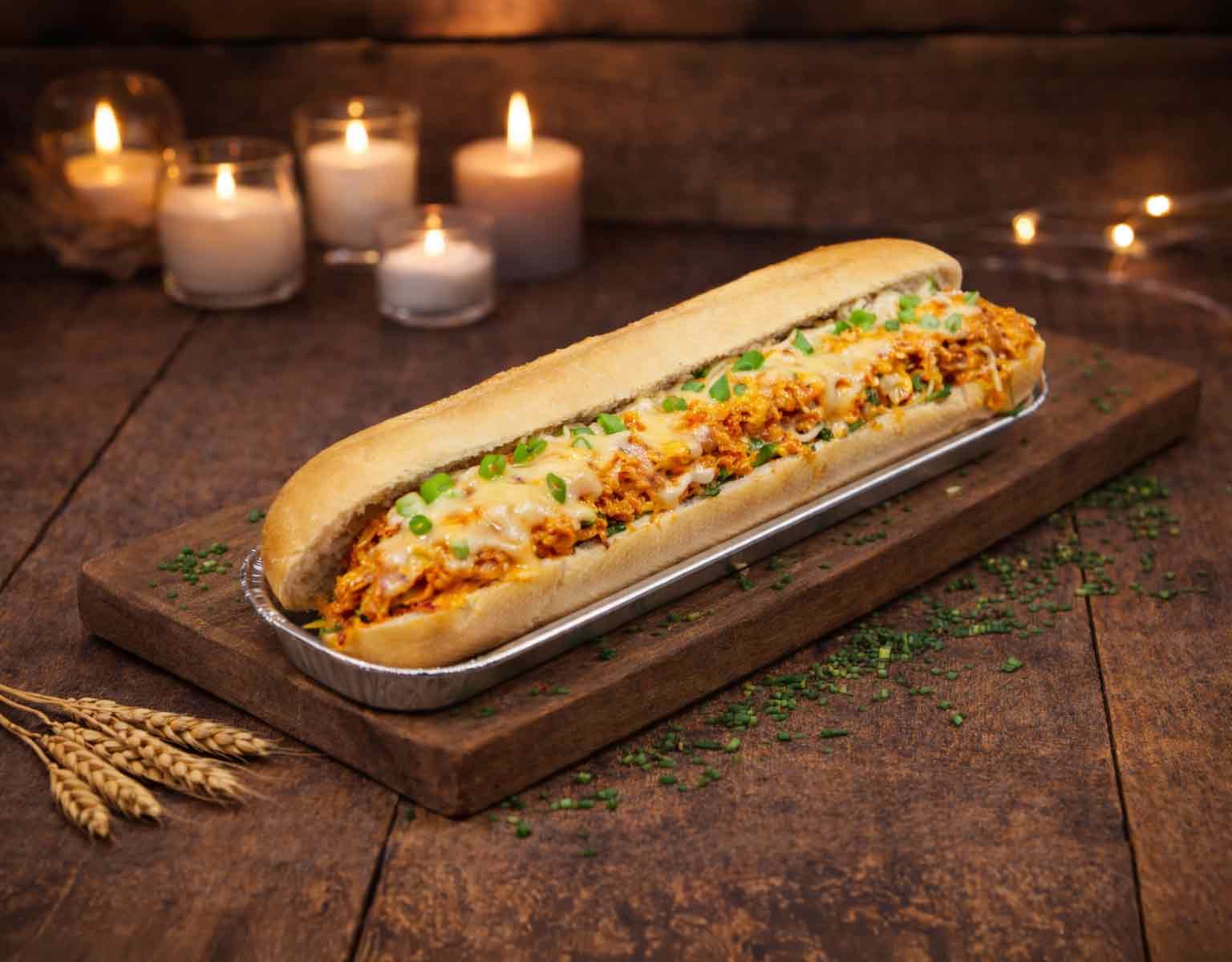 Broodje Pulled Chicken